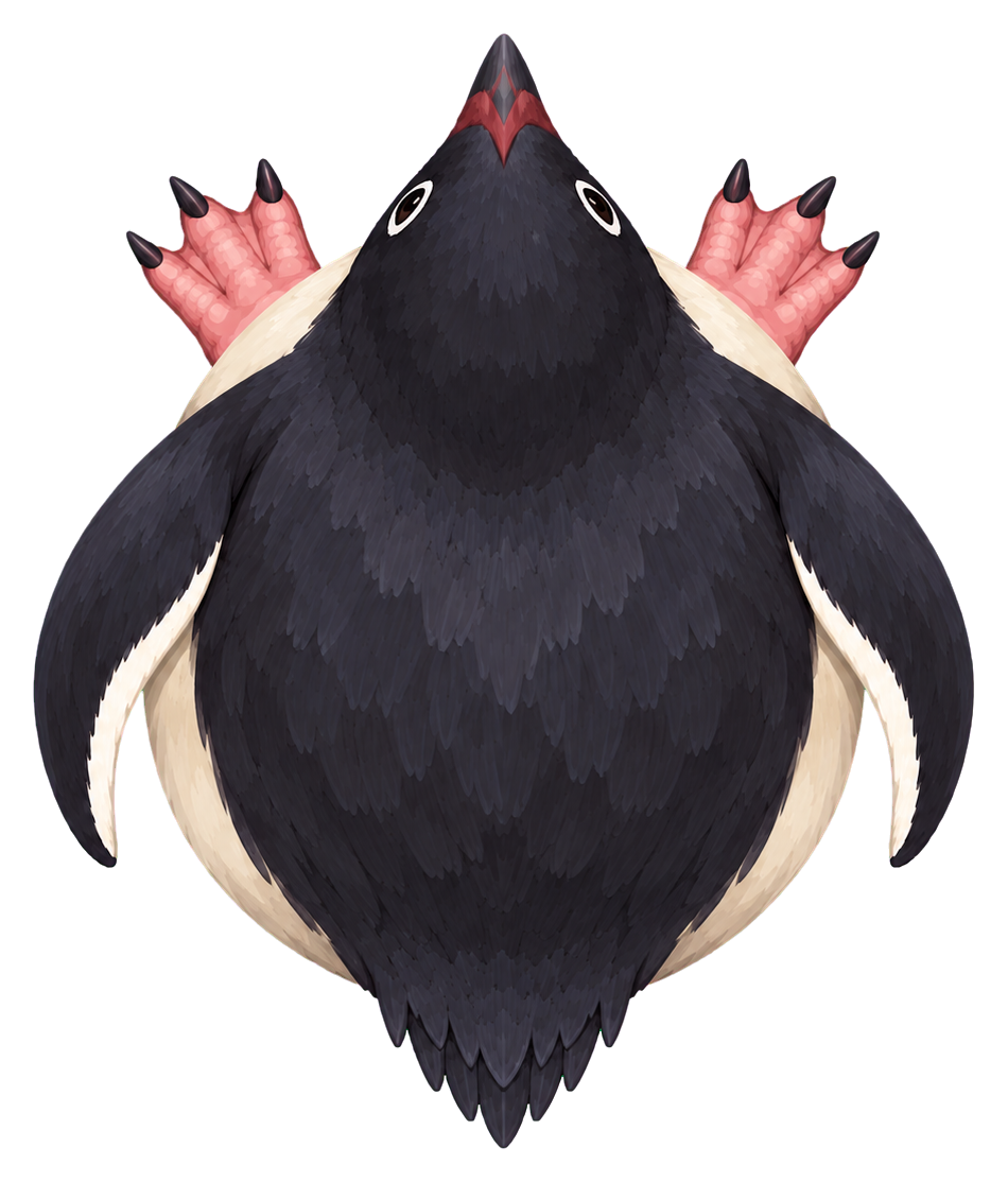 Penguin reference, top view